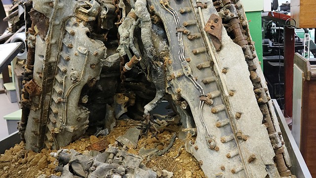 Avro lancaster engine wreck